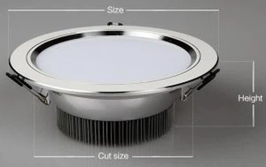 Tak med Downlights LED infällda belysningsarmaturer