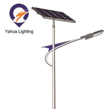 100W utomhus solpanel gatubelysning