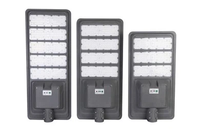 Solar LED gatubelysning med litiumbatteri